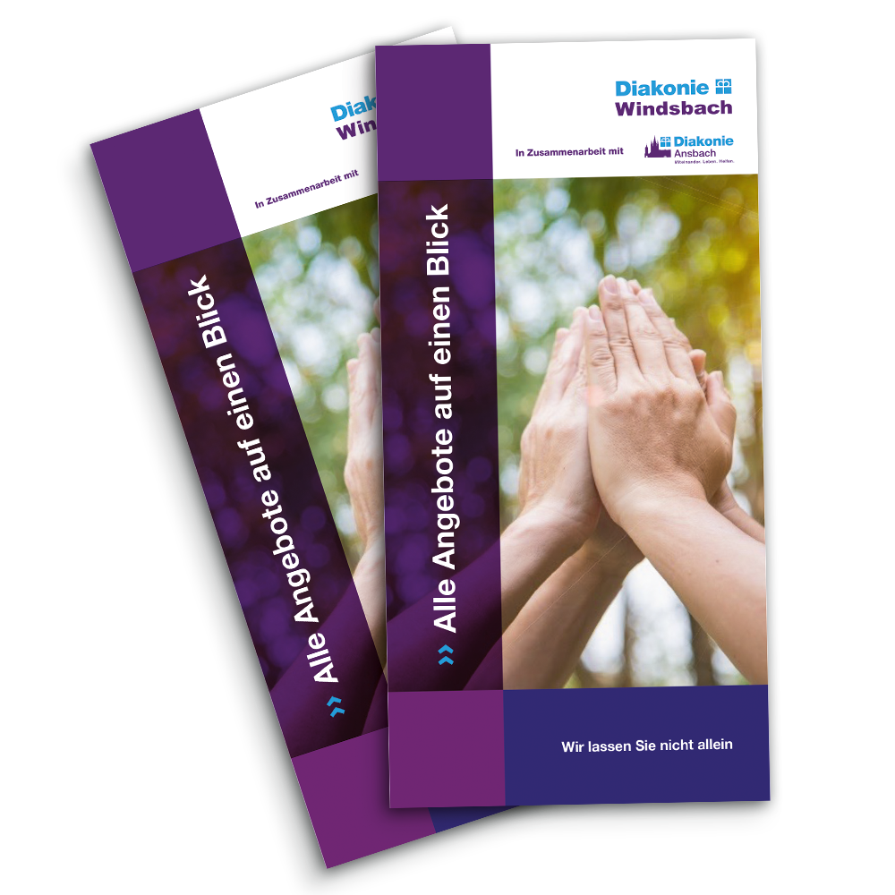 flyer_diakonie-ansbach Titelseite der Flyer der Diakonie Windsbach