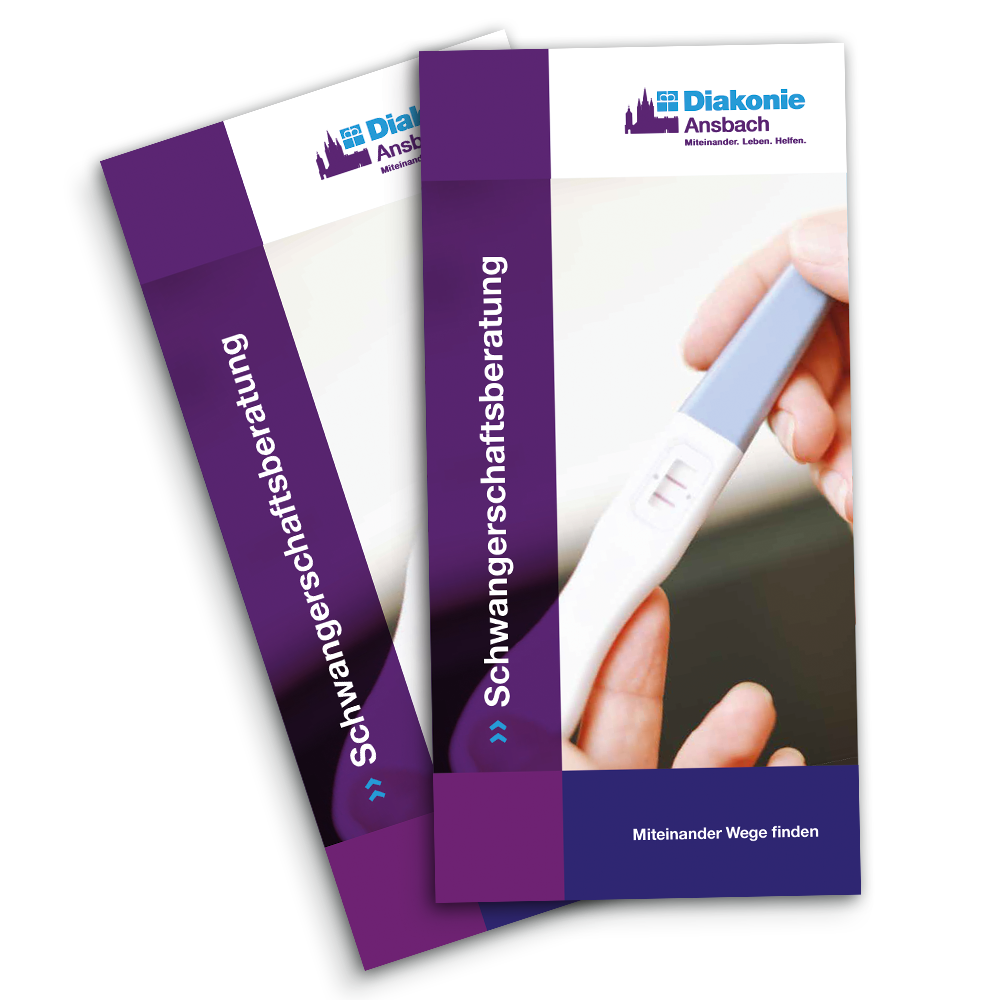 flyer_schwangerschaftsberatung Titelseite der Flyer der Schwangerschaftsberatung